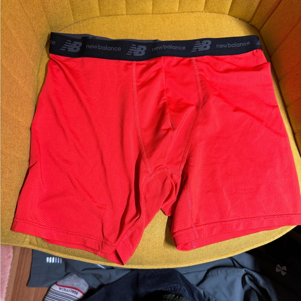 New Balance Men's Standard Mesh 5" with No Fly Boxer Brief